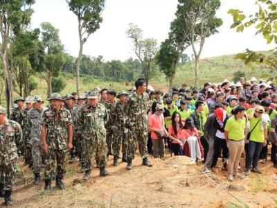 ปลูกป่าให้ช้าง เขตรักษาพันธ์สัตว์ป่าภูหลวง 23 ส.ค. 57