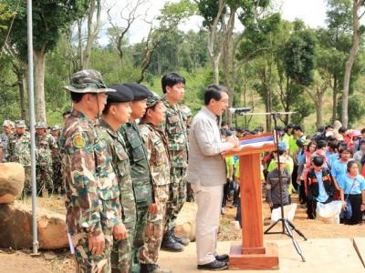 ปลูกป่าให้ช้าง เขตรักษาพันธ์สัตว์ป่าภูหลวง 23 ส.ค. 57